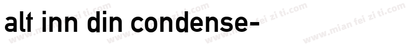alt inn din condense字体转换